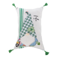 Lucky & I Gnome It Pillow - GLORY HAUS 