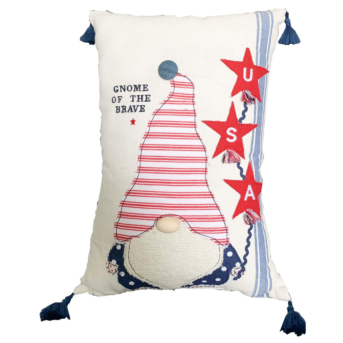 Gnome of the Brave Pillow - GLORY HAUS 