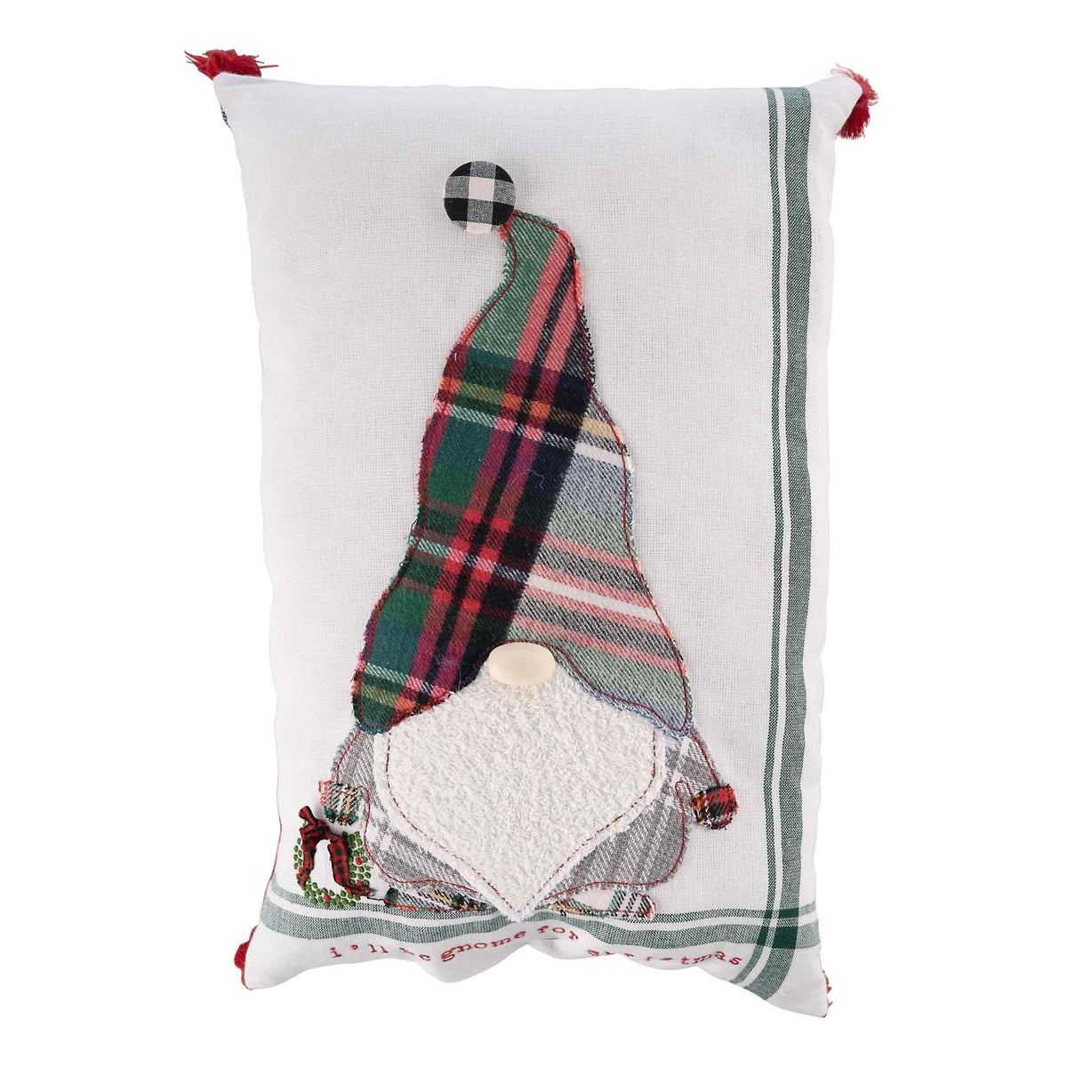I'll Be Gnome for Christmas Pillow - GLORY HAUS 