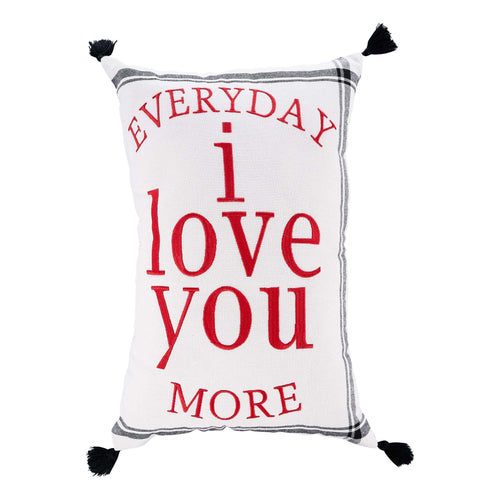 I Love You More Pillow - GLORY HAUS 
