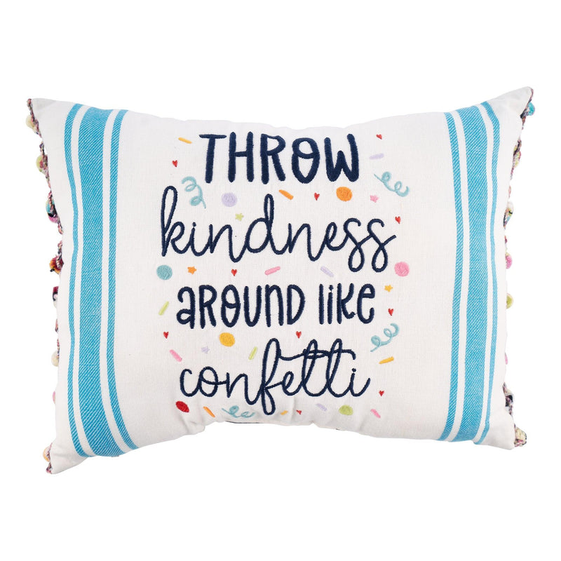 Throw Kindness Confetti Pillow - GLORY HAUS 