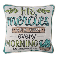 Mercies Are New Pillow - GLORY HAUS 