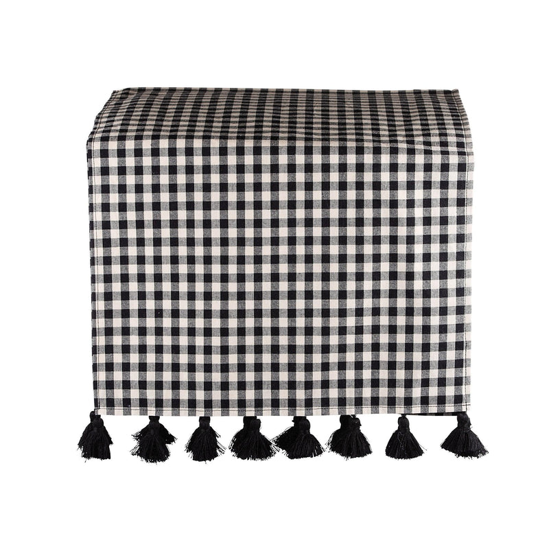 Black & White Check Table Runner - GLORY HAUS 