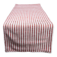 Red/White Striped Table Runner