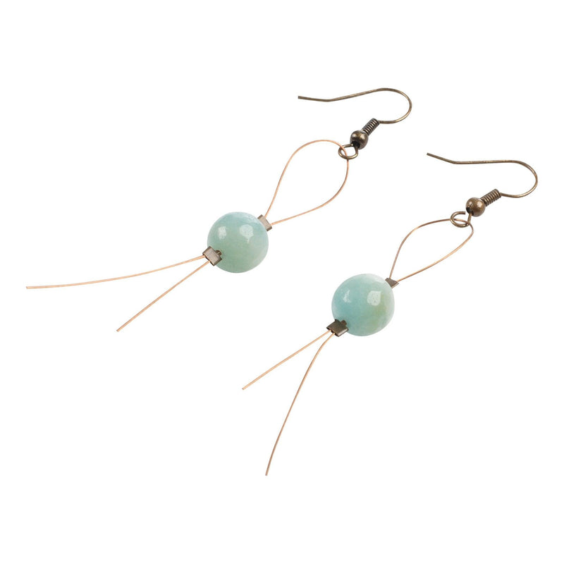 Sea Foam Wire Earrings - GLORY HAUS 