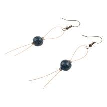 ROP- Blue Wire Earrings - GLORY HAUS 