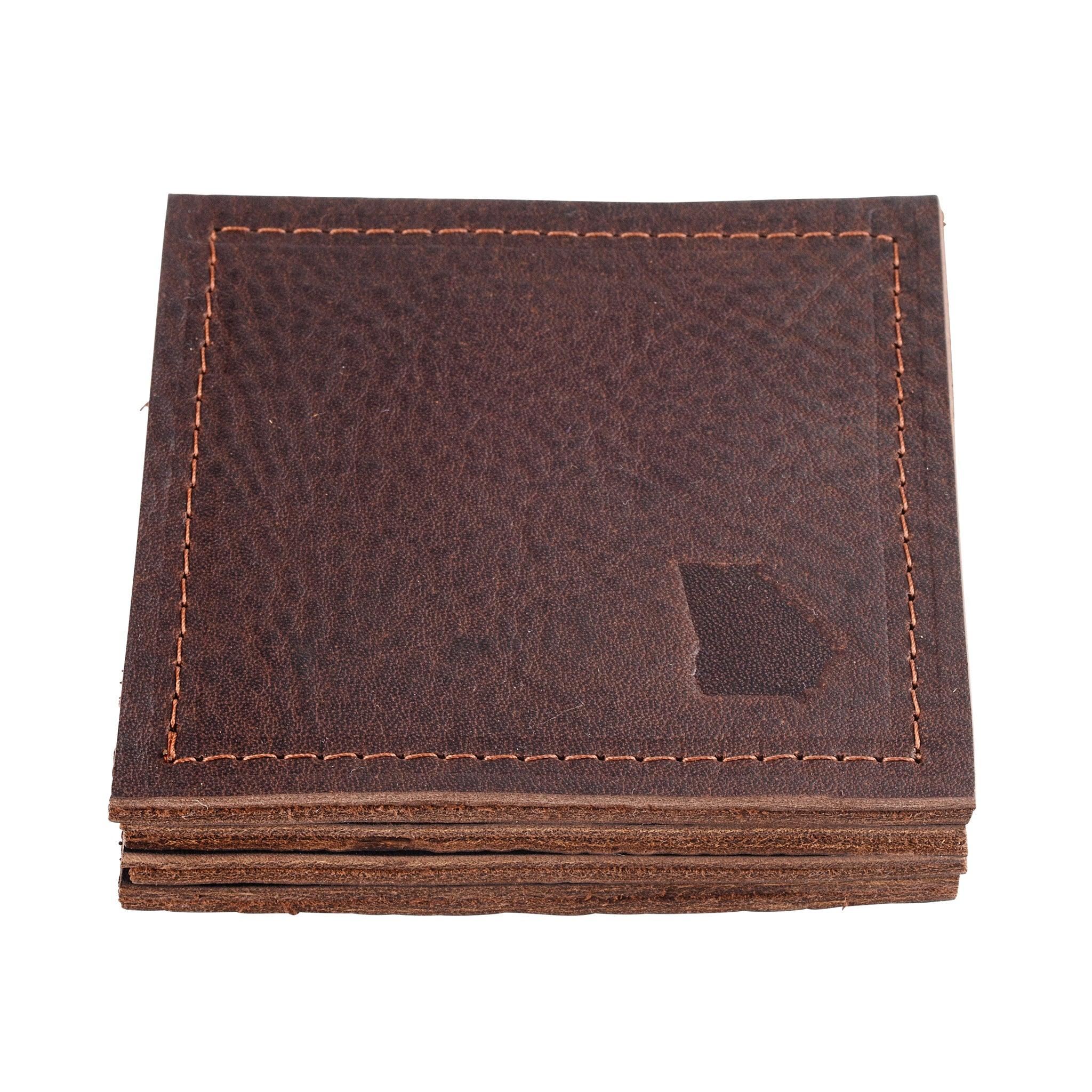 Georgia Leather Coaster (Set of 4)