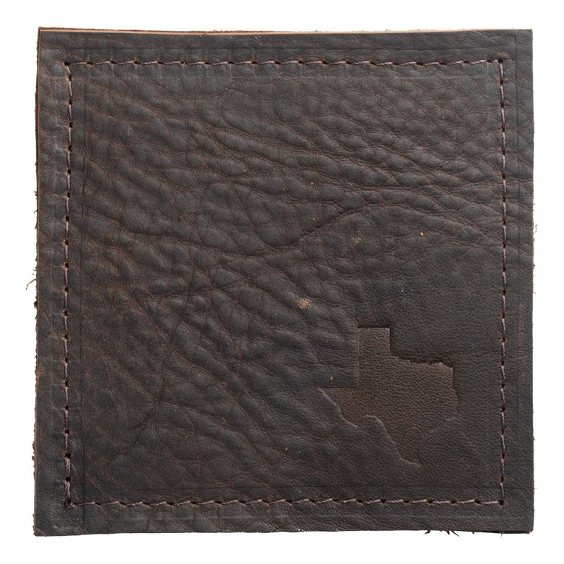 Texas (State of) Leather Coaster (Set of 4) - GLORY HAUS 