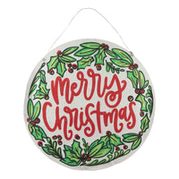 Christmas Holly / Give Thanks Pumpkin Reversible Burlee - GLORY HAUS 