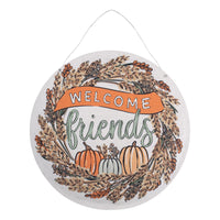 Welcome Friends Fall / Joy To The World Burlee - GLORY HAUS 