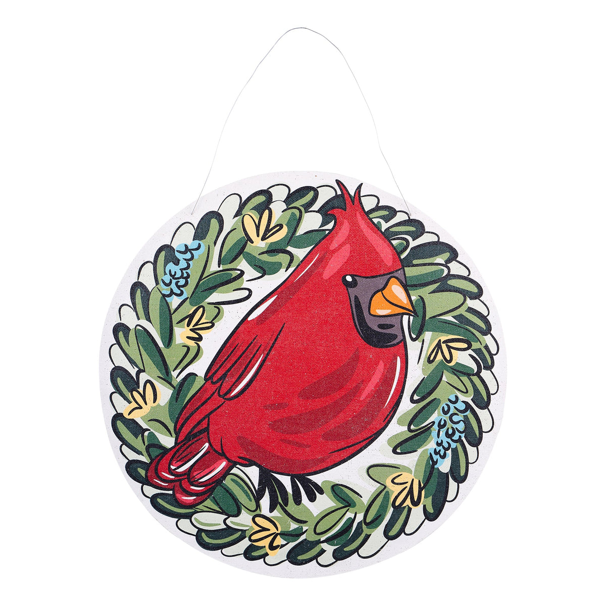 Lemon Wreath/Red Bird Wreath Burlee