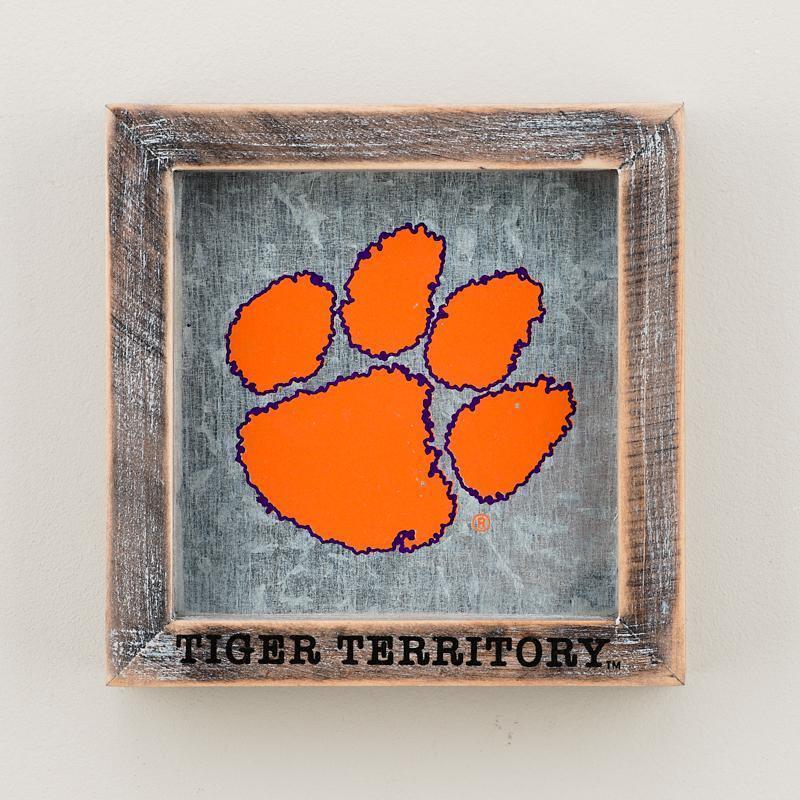 Clemson Tiger Territory Logo Table Top - GLORY HAUS 