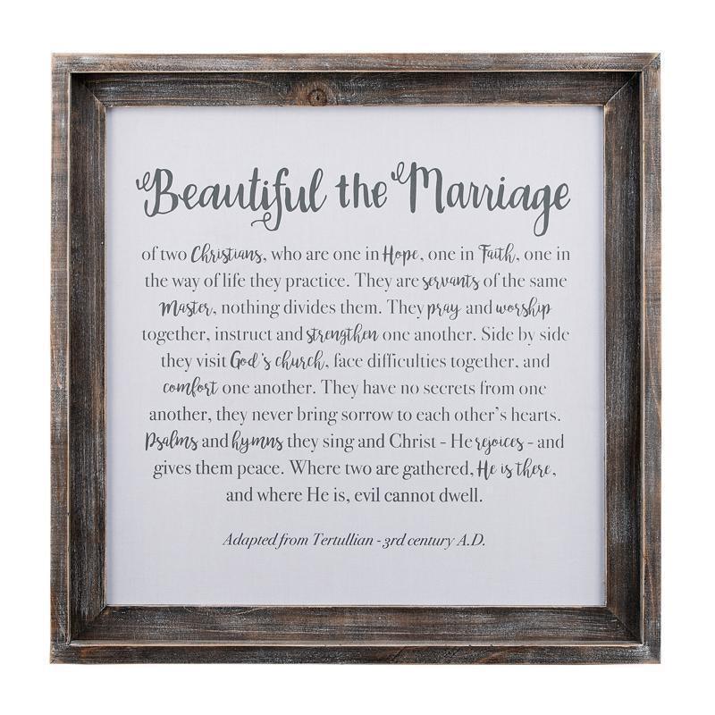 Beautiful The Marriage  Board - GLORY HAUS 