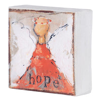 Hope Red Angel Canvas - GLORY HAUS 