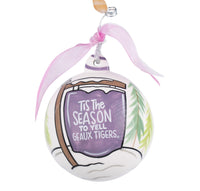 Tis the Season LSU Snowman Ornament - GLORY HAUS 