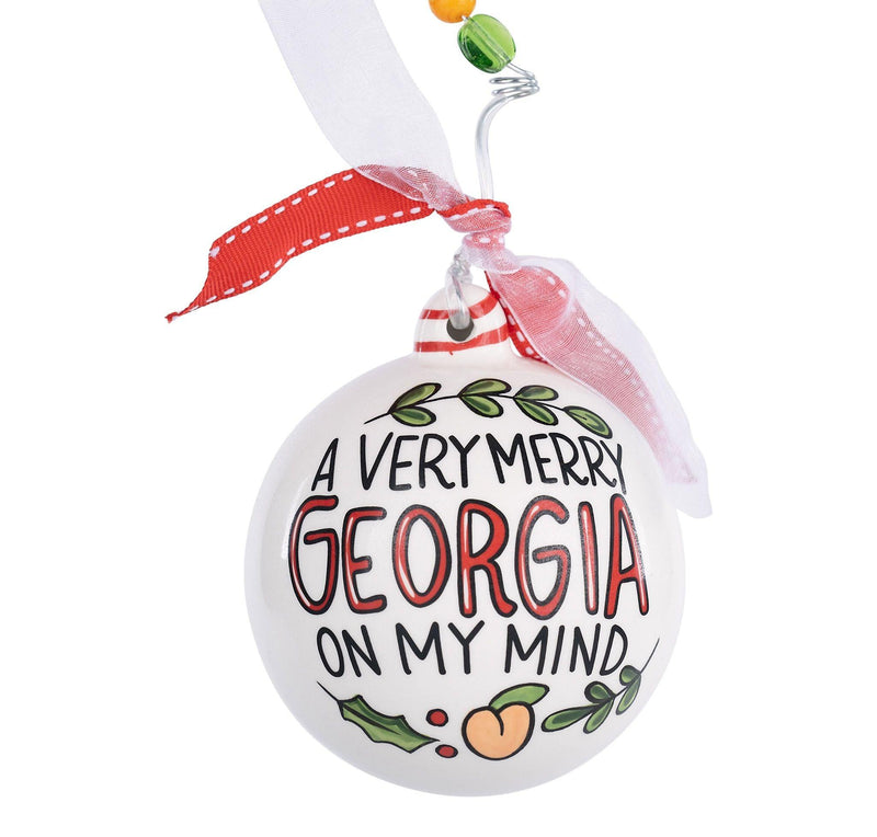 Very Merry Georgia Ornament - GLORY HAUS 