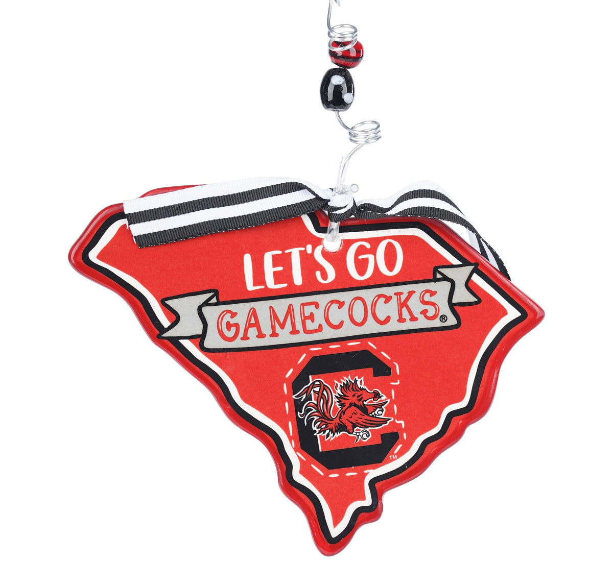 Let's Go South Carolina Flat Ornament - GLORY HAUS 