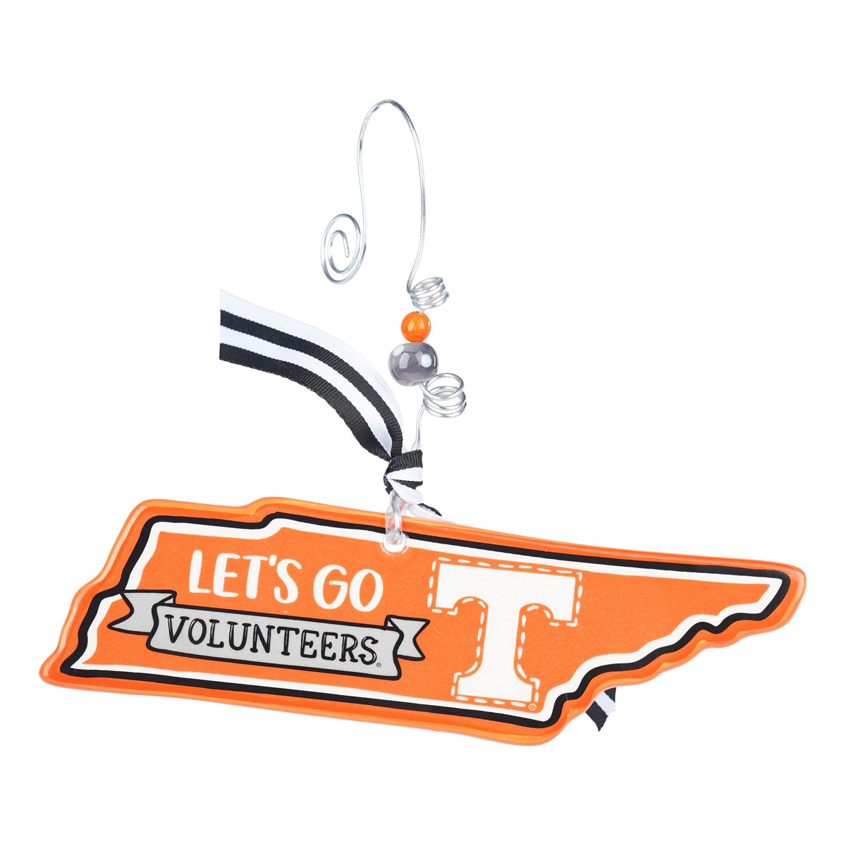 Let's Go Tennessee Flat Ornament - GLORY HAUS 
