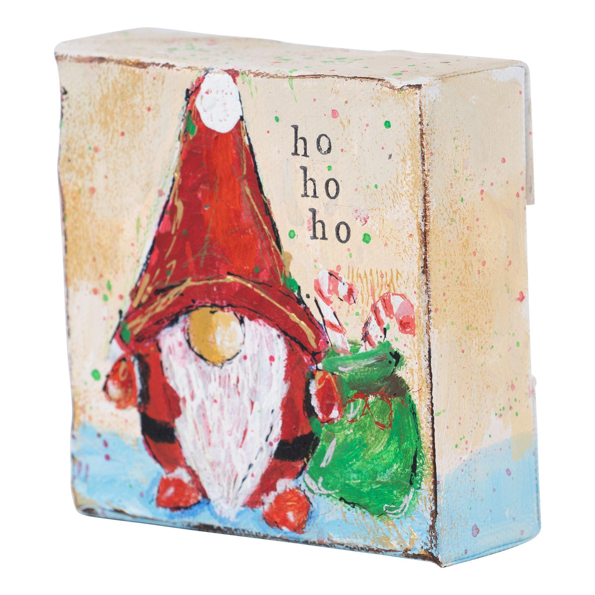 Ho Ho Ho Gnome Canvas - GLORY HAUS 