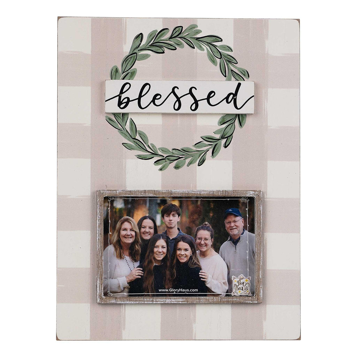Wreath Blessed Frame - GLORY HAUS 