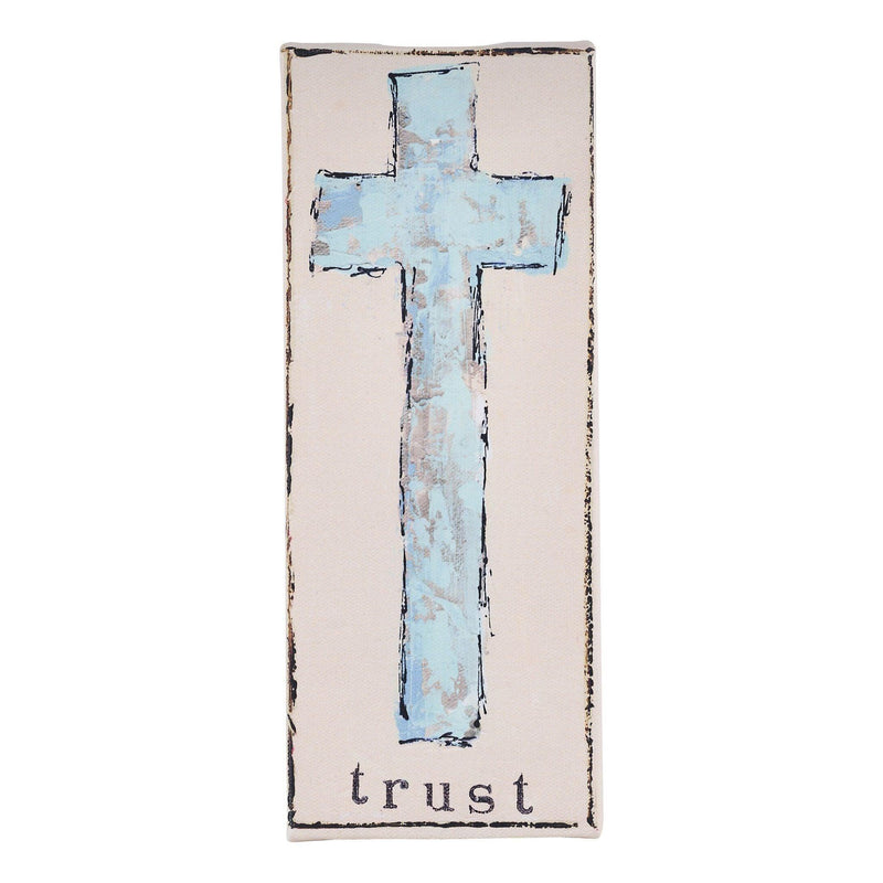 Trust Blue Cross Canvas - GLORY HAUS 