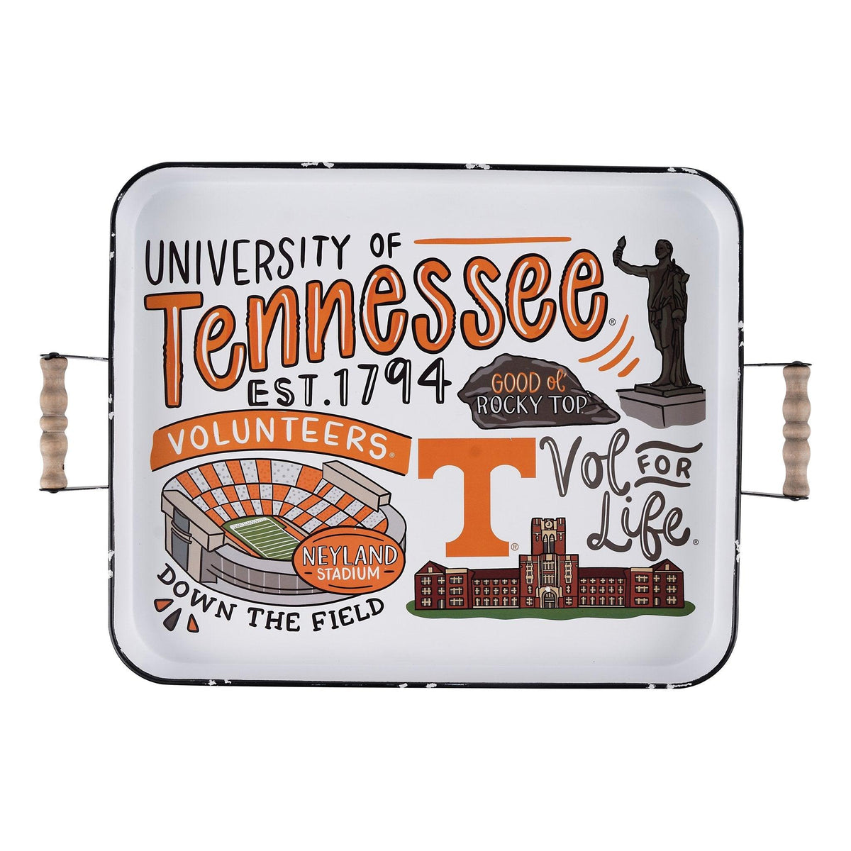 Tennessee Icon Enamel Tray - GLORY HAUS 