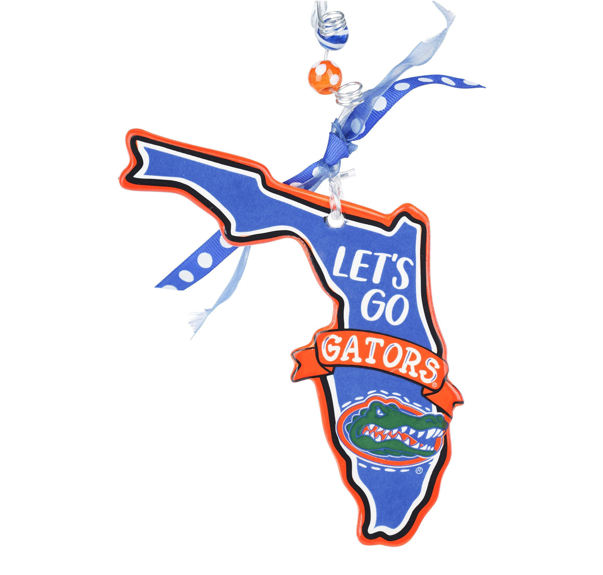 Let's Go Florida Flat Ornament - GLORY HAUS 