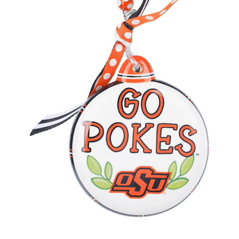 Oklahoma State Puff Ornament - GLORY HAUS 