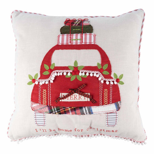 I'll Be Home for Christmas Car Pillow - GLORY HAUS 