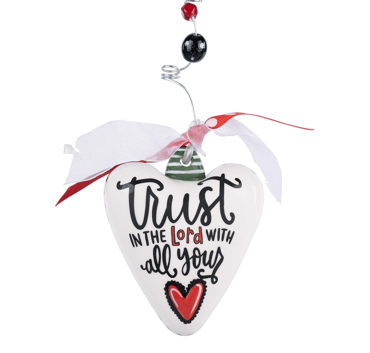 Trust in the Lord Heart Ornament - GLORY HAUS 